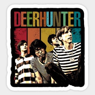 Double Dream of Spring Deerhunters Band-Inspired T-Shirts Blossom in Fashion Sticker